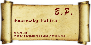 Besenczky Polina névjegykártya